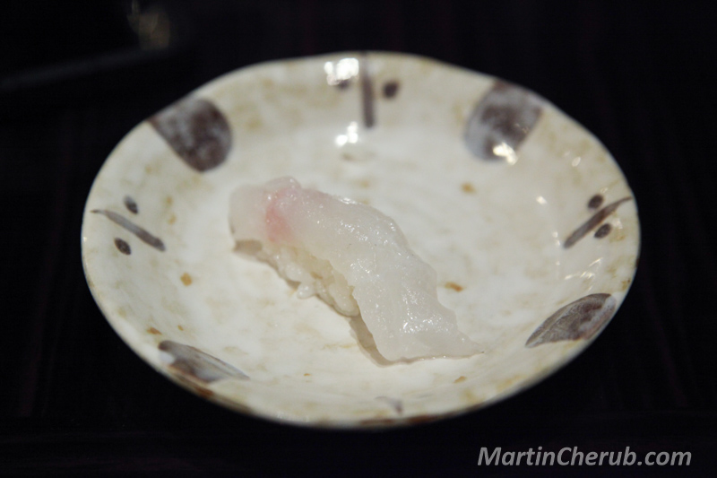 White fish nigiri